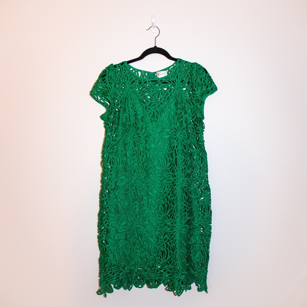 Milly Chloe Lace Shift Dress